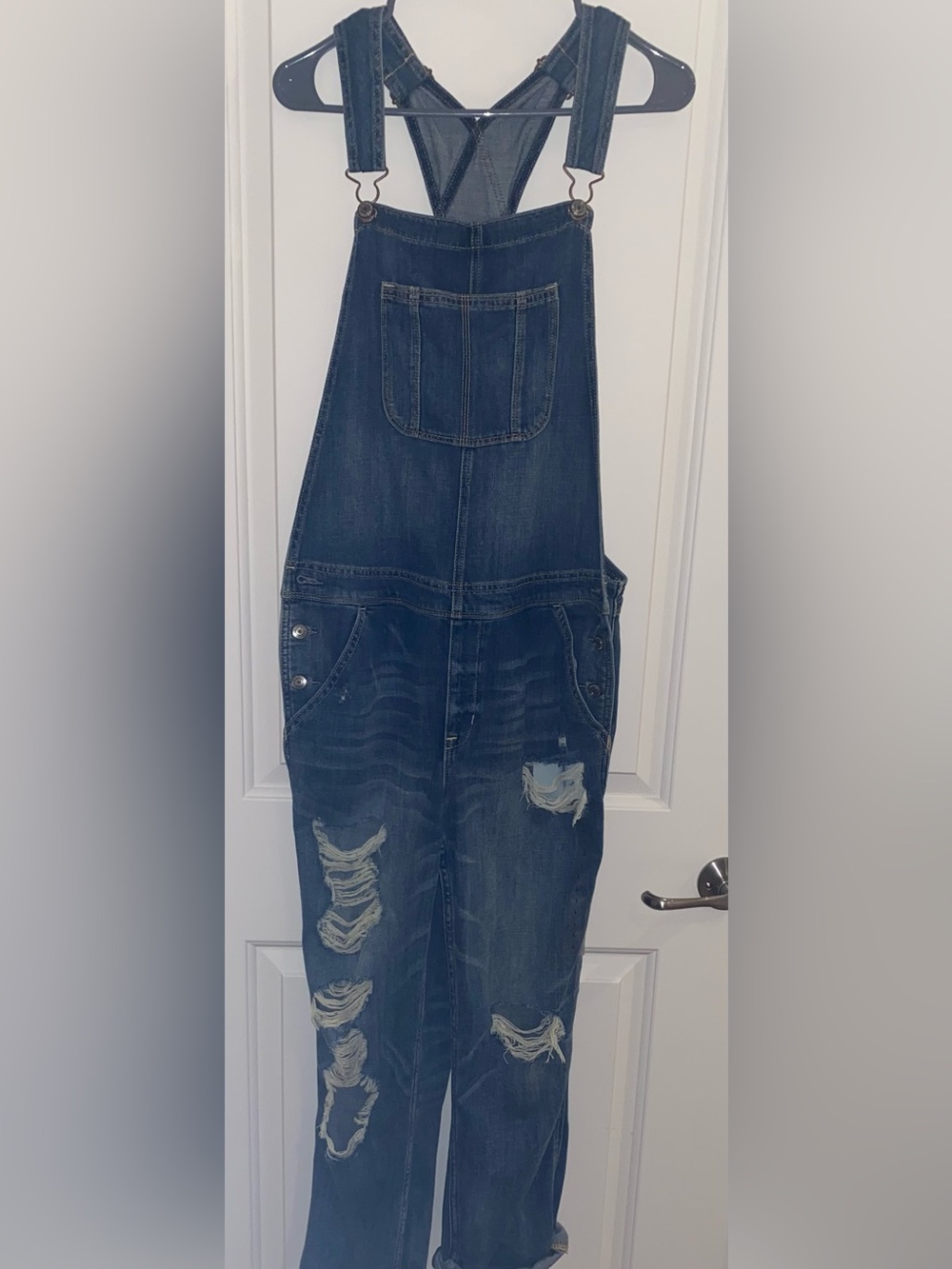 American Eagle Women’s Tomgirl Overalls size L